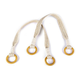 Rúčky na kabelku prepletané